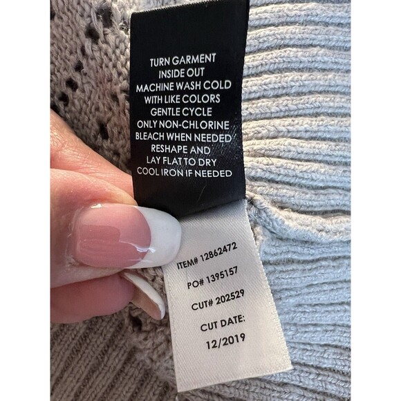 Torrid Taupe Pointelle Button Front Boyfriend Cardigan Sz 3 - Picture 11 of 11